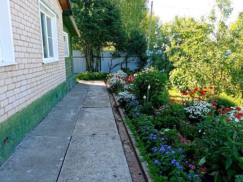 Лучший цветник 2 место Лебедева Т.П.